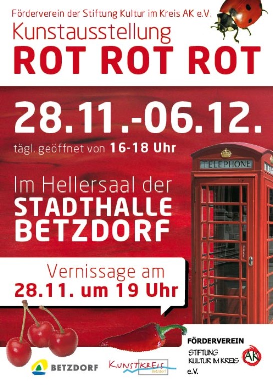 Ausstellung ROT ROT ROT